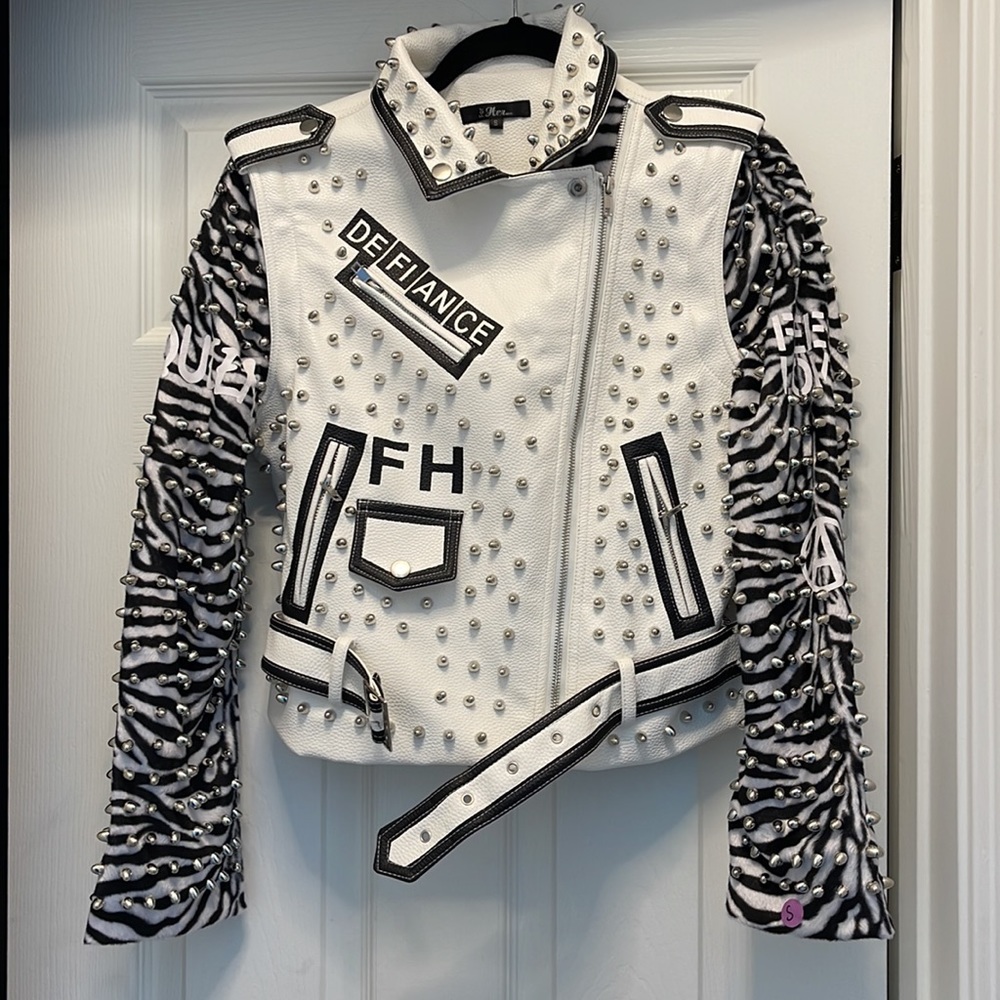 Hers small couture leather jacket